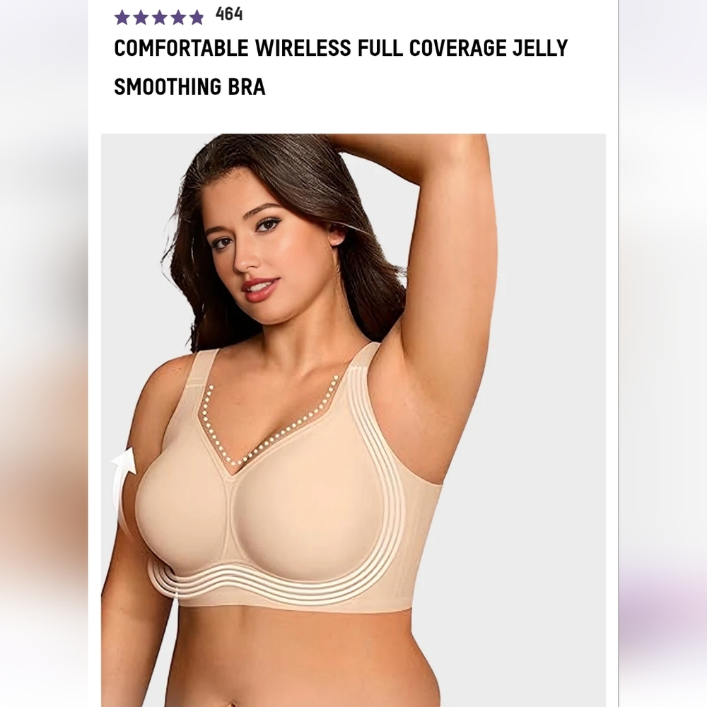 Shecurve Comfortable Wireless Full Coverage Jelly Smoothing Bra